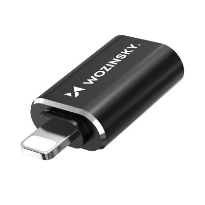 3. Wozinsky WALC-01 Lightning auf USB-C Adapter - Schwarz