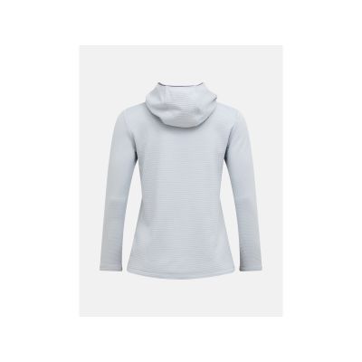 2. PEAK PERFORMANCE W Trail Polartec Power Grid Zip Hoodie für Damen, Grau