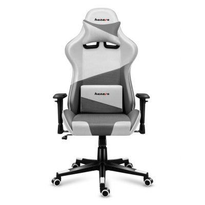 10. Huzaro Force 6.2 Gaming-Stuhl aus weißem Netzgewebe