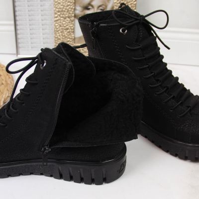 5. Rieker W R279B isolierte Stiefeletten, schwarz