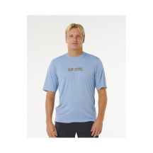 Herren Lycra RIP CURL Icons Of Surflite UPF Kurzarmhemd blau