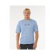 Herren Lycra RIP CURL Icons Of Surflite UPF Kurzarmhemd blau