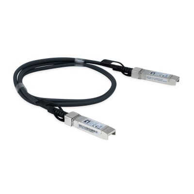 2. LevelOne DAC-0102 InfiniBand/Glasfaserkabel 2 m SFP+ Schwarz