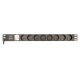 2. GEMBIRD 19-Zoll-Rack-Steckdosenleiste PDU EG-PDU-014-F, 1 HE, 16 A, 8 französische Steckdosen, Schuko-Stecker, 3-m-Kabel