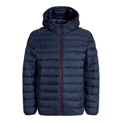 2. Jack&Jones Herren Daunenjacke JJEBRADLEY LIGHT PUFFER HOOD NOOS 12280970 SKY CAPTAIN