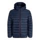 2. Jack&Jones Herren Daunenjacke JJEBRADLEY LIGHT PUFFER HOOD NOOS 12280970 SKY CAPTAIN