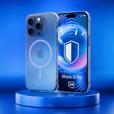 10. 3mk Just20g MagCase für iPhone 16 Pro - transparent