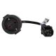 3. Akyga AK-PC-10A Kabel (C14 / IEC C14 / IEC 320 C14 M - Schuko F; 0,15 m; schwarz)