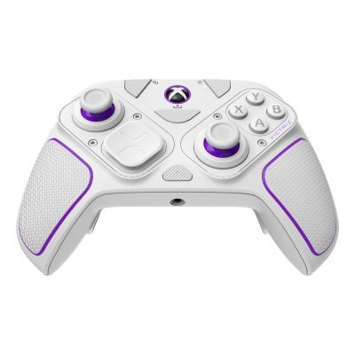 2. PDP 052-002-WH Gamecontroller, Lila/Weiß, RF/USB-Gamepad, Analog/Digital, PC, PlayStation 4, PlayStation 5