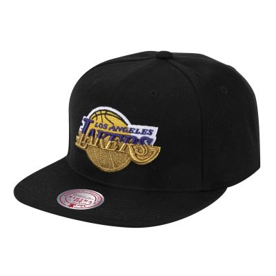 Mitchell & Ness NBA LA Los Angeles Lakers Snapback Cap - 6HSSMM19489-LALBLCK