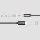 11. Baseus Stereo-Audiokabel AUX 3,5 mm Miniklinke - USB Typ C für Tablet-Telefon 120 cm schwarz (CAM01-01)