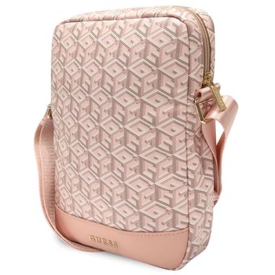 2. Guess Bag GUTB10HGCFSEP 10" rosa/rosa GCube Stripe Tablet-Tasche