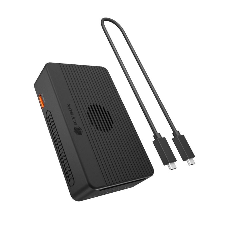 ICY BOX Heart RAID 2818 Kabelgebundenes USB4 Schwarz