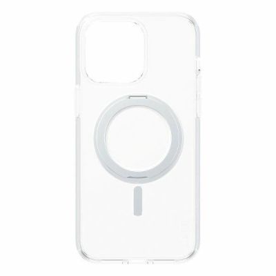 3. CARE by PanzerGlass Kickstand Case MagSafe für iPhone 15 Pro Max – Silber