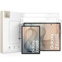 Tech-Protect Glass Fit+ 2er-Pack gehärtetes Glas + Tech-Protect Hydro Flex+ 2er-Pack Hydrogelfolie – transparent
