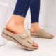 8. eVento W EVE224B beige Keilsandalen mit Klettverschluss 