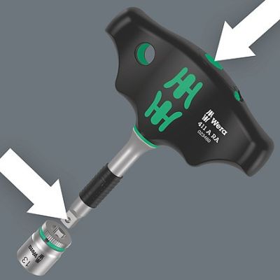 9. T-Griff-Schraubendreher, Serie 400, 1/4''*45MM
