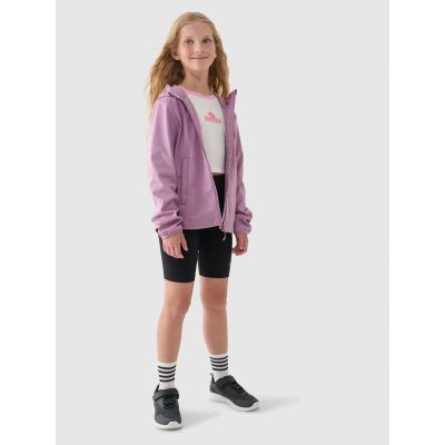 5. Winddichte Softshelljacke mit NeoDry 5000 Membran für Mädchen 4F Junior 4FJWAW24TSOFF261-54S
