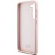 7. Karl Lagerfeld Choupette Metal Pin-Hülle aus Silikon für Samsung Galaxy S23+ – Rosa