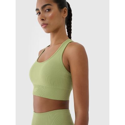 3. Nahtloser Trainings-BH für Damen mit geringer Stützkraft, 4F, 4FRSS25USBAF154-42S