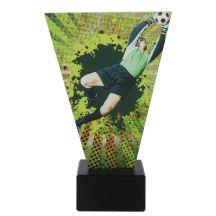 Glas-Fußballtrophäe Triumph