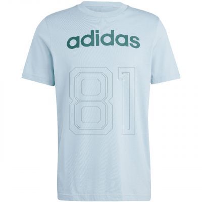 2. adidas Essentials Single Jersey Linear Logo-T-Shirt mit Stickerei M IJ8651