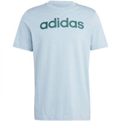 2. adidas Essentials Single Jersey Linear Logo-T-Shirt mit Stickerei M IJ8651