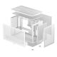 5. DeepCool CH260 WH Gehäuse (R-CH260-WHNGM0-G-1)