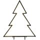 5. Neon-Weihnachtsbaum mit 190 LEDs, Timer und 8 Funktionen, 53 x 75 cm, Farbe: Luca, warmweiß