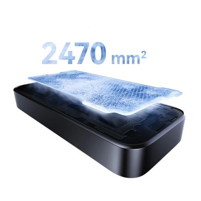 16. Baseus EnerCore CR11 20000mAh 100W Powerbank mit einziehbarem USB-C-Kabel – Schwarz