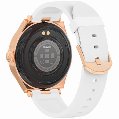 4. Smartwatch Gravity Roségold Weiß GT25-4