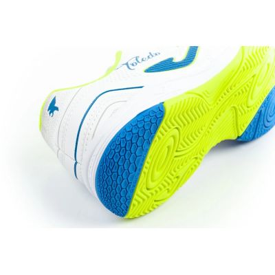 6. Joma Toledo JR 2602 Hallenfußballschuhe für Kinder, weiß