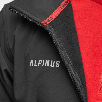 14. Alpinus Stenshuvud Softshelljacke schwarz BR43371