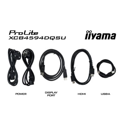 17. iiyama ProLite XCB4594DQSU-B1 Computermonitor 113 cm (44,5") 5120 x 1440 px Dual QHD LED Schwarz