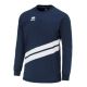2. ERREA Sweatshirt Julio, Größe XXS, Marineblau/Weiß