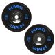 10. BTBR Set Olympische Bumper Plates - 2x (10kg, 15kg, 20kg, 25kg) HMS BTBR SET