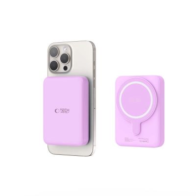5. Tech-Protect LifeMag MagSafe PB11 10000 mAh Powerbank – Pink