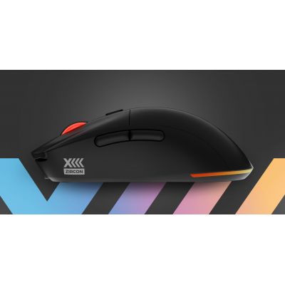 5. GENESIS Zircon XIII Gaming-Maus, beidhändig, RF Wireless + USB Typ-C, optisch, 26000 DPI