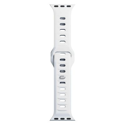 12. 3mk Silikon- Watch für Apple Watch 42 / 44 / 45 / 49 mm – Weiß