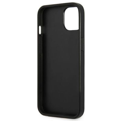7. Guess GUHCP14SPSATLG iPhone 14 6.1 "Silber / Silber Hardcase SaffianoTriangle Logo