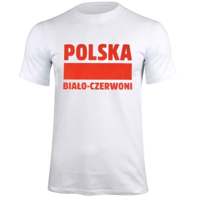 T-Shirt Polen Weiß und Rot weiß S337909