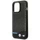 6. Hülle BMW BMHCP14L22NBCK iPhone 14 Pro 6.1 "schwarz / schwarzes Leder Carbon