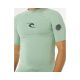 5. Herren Lycra RIP CURL Waves UPF Perf Kurzarmhemd grün