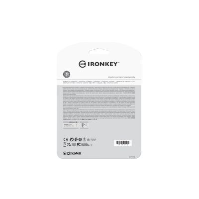 4. Kingston Technology IronKey Vault Privacy 50 USB-Stick 64 GB USB Typ-A 3.2 Gen 1 (3.1 Gen 1) Schwarz, Blau