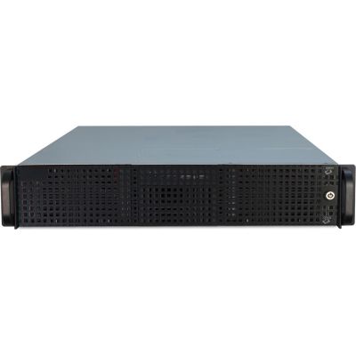 9. Inter-Tech 2U-20255 Rack Schwarz, Edelstahl