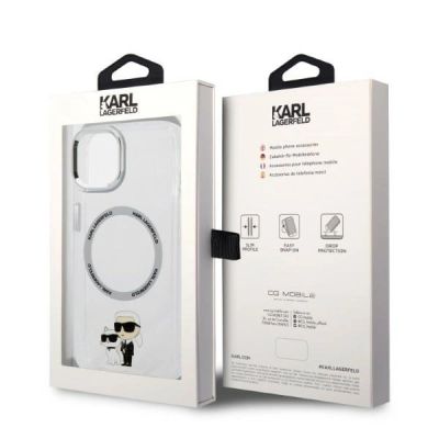 8. Karl Lagerfeld KLHMP14MHNKCIT iPhone 14 Plus 6.7" Hardcase transparent Ikonischer Magsafe von Karl&Choupette