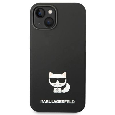 3. Karl Lagerfeld KLHCP14MSLCTBK iPhone 14 Plus 6,7 "Hardcase schwarz / schwarzer Choupette-Body aus Silikon