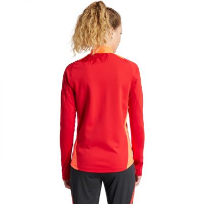 3. adidas Tiro 24 Competition Trainings-Sweatshirt für Damen, Rot, IR5497