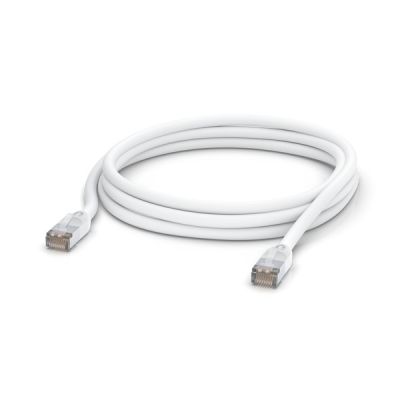 3. STP-Patchkabel für den Außenbereich von Ubiquiti UniFi (UACC-Cable-Patch-Outdoor-3M-W), Kat. 5e, 3 m, weiß