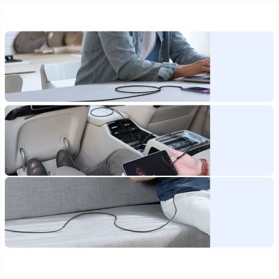 8. Joyroom Star-Light Series SA27-CC5 USB-C/USB-C-Kabel 100 W 1,2 m – schwarz